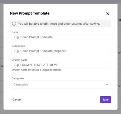 Magnet AI - New Prompt Template